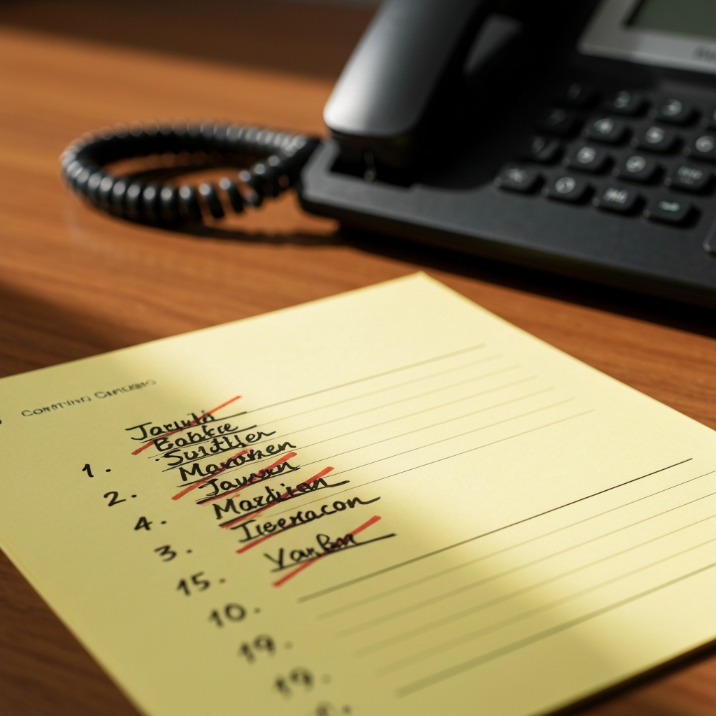 The Daily Shortlist: Why Your Reps Should Start the Day With Ten Names, Not a Dashboard