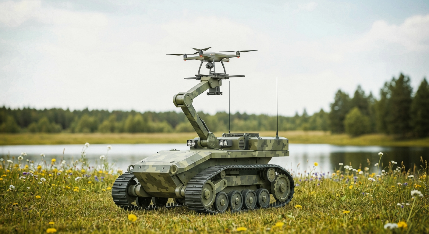 Russia Patents a UGV-UAV Hybrid Robot: What the Autonomous Tank-Drone System Means for NATO